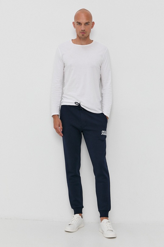 Jack & Jones - Spodnie 12178421 granatowy AA00