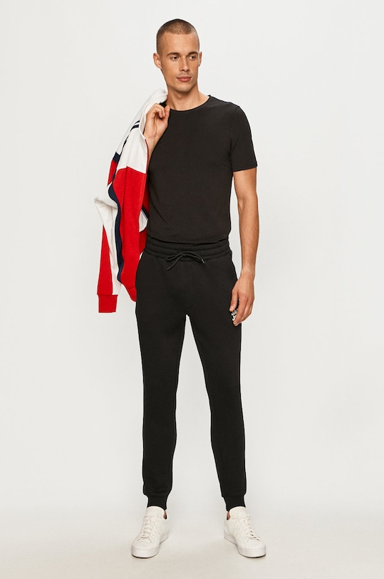 Jack & Jones - Kalhoty 12178421 černá AA00