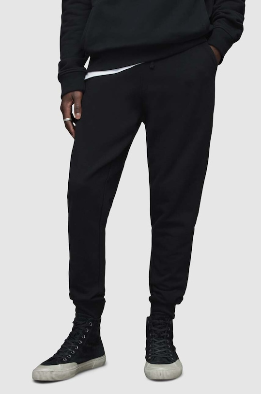 AllSaints - Nohavice Raven Sweat Pant bavlna čierna MF058K