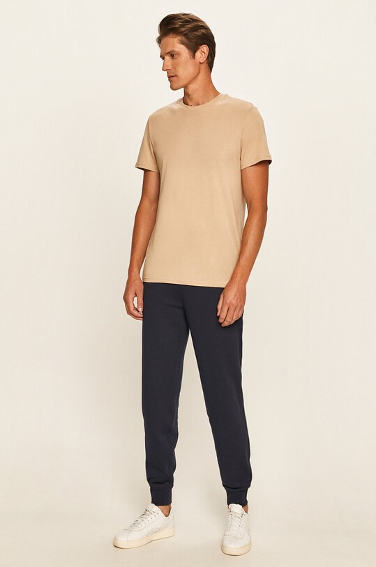 Lacoste - Pantaloni XH4641 bleumarin AA00