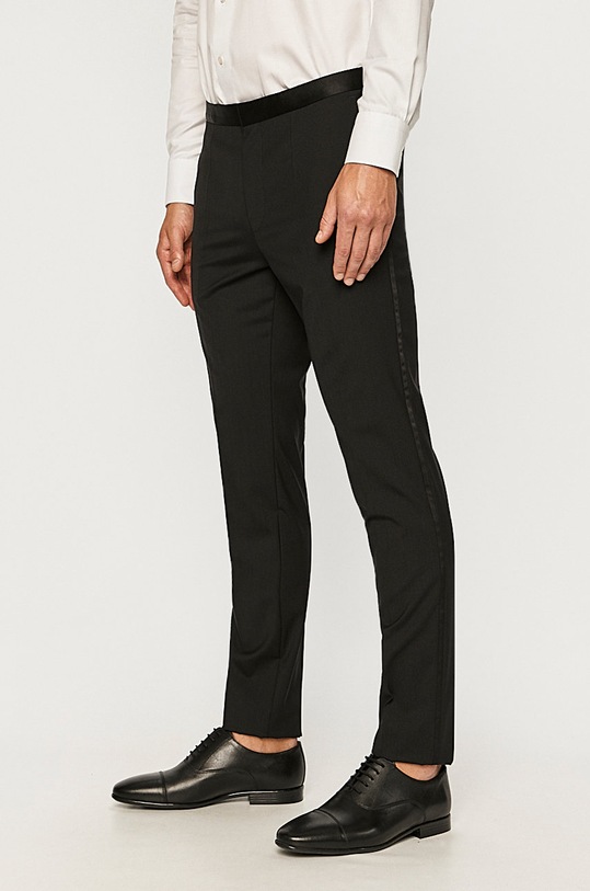 HUGO - Spodnie 50321049.NOS tkanina czarny 50321049.NOS