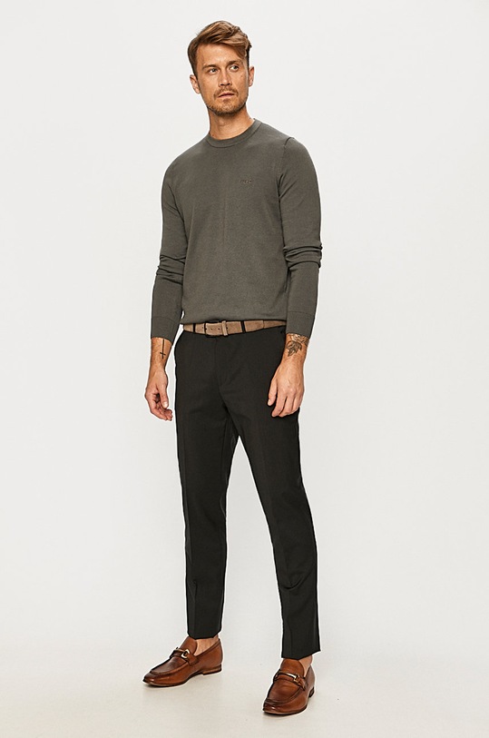 HUGO - Spodnie 50370299.NOS 50370299.NOS czarny AA00