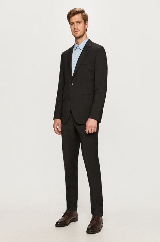 HUGO - Spodnie 50379583.NOS 50379583.NOS czarny AA00