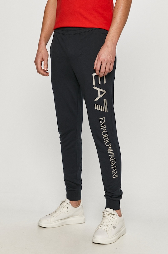 EA7 Emporio Armani - Spodnie 8NPPC3.PJ05Z nadruk granatowy 8NPPC3.PJ05Z