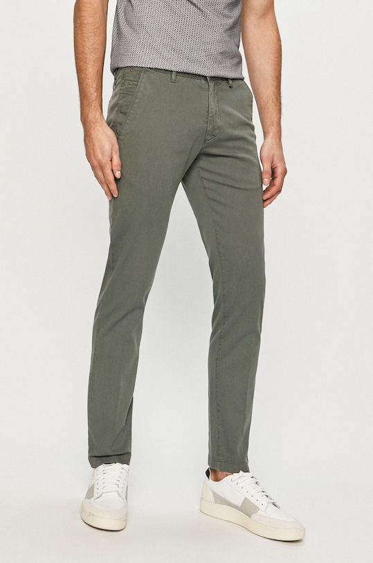 Marc O'Polo - Nohavice chinos tyrkysová M21010810064