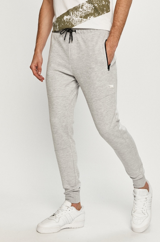 Jack & Jones - Spodnie dzianina szary 12184970