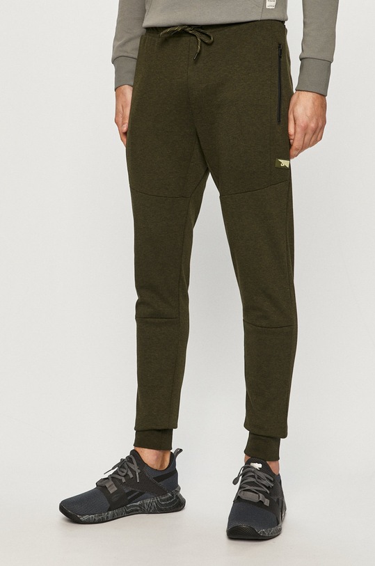 Jack & Jones - Spodnie dzianina zielony 12184970
