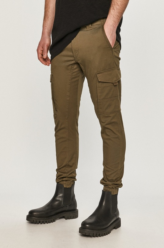 Jack & Jones Spodnie 12141844 zielony