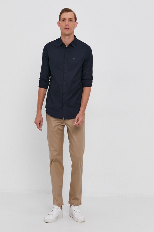 Selected Homme Spodnie 16080157 beżowy AA00