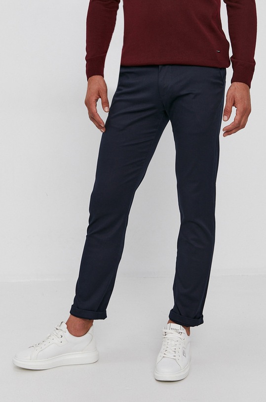 Nohavice Selected Homme s elastanom tmavomodrá 16080157