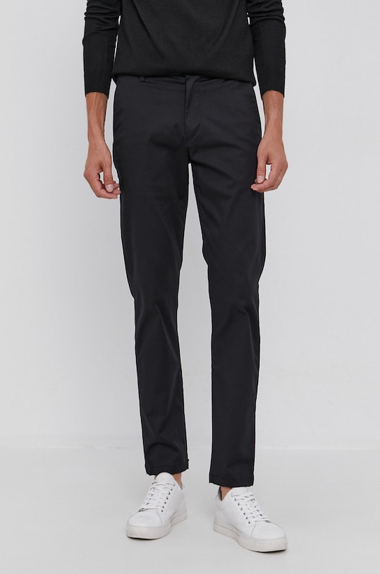 Nohavice Selected Homme s elastanom čierna 16080157