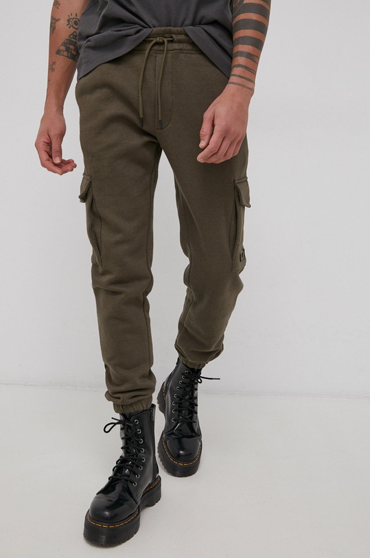 Nohavice Jack & Jones 12195583 zelená AA00