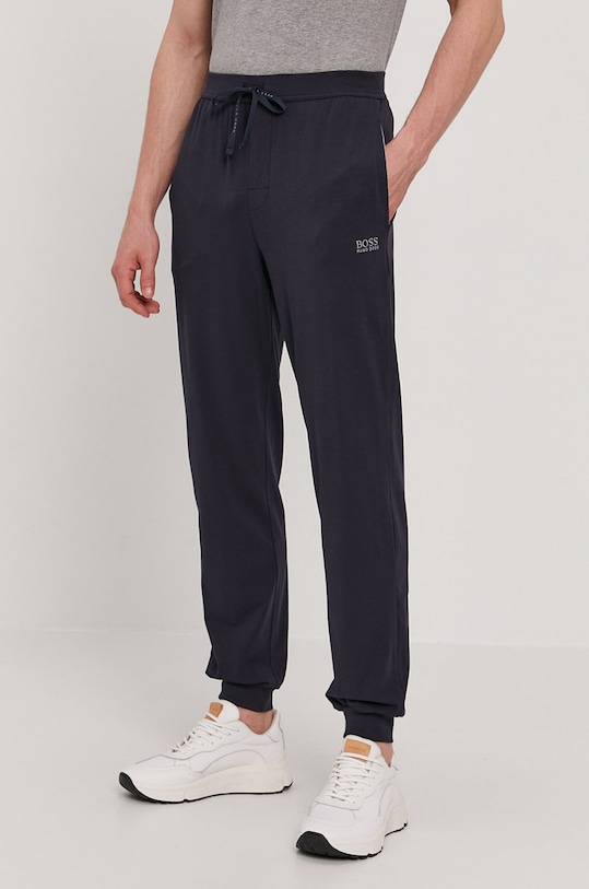 Nohavice Boss s elastanom tmavomodrá 50379005.NOS
