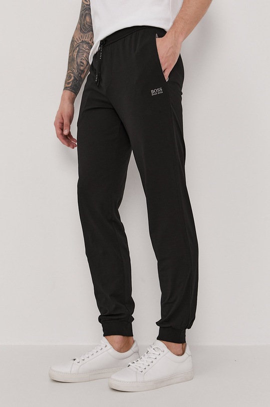BOSS pantaloni tricotaj negru 50379005.NOS