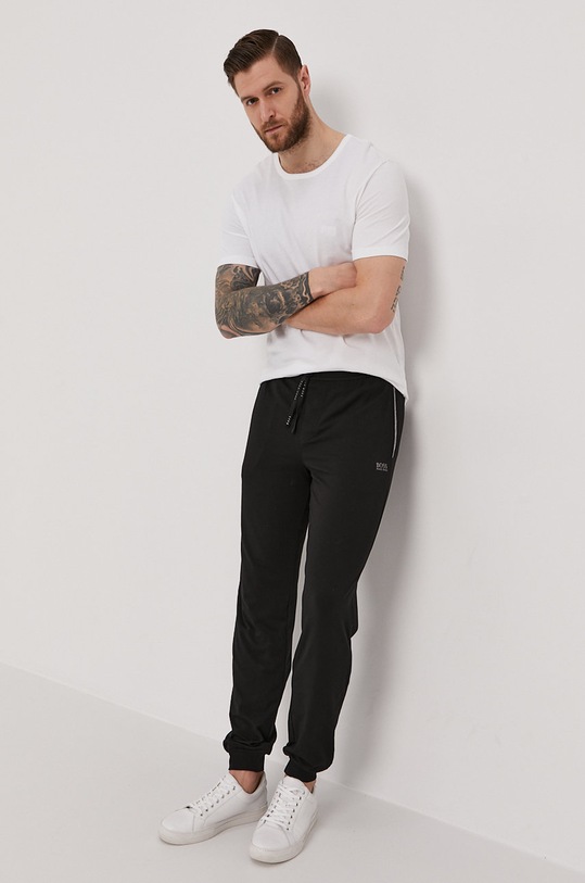 BOSS pantaloni 50379005.NOS negru AA00