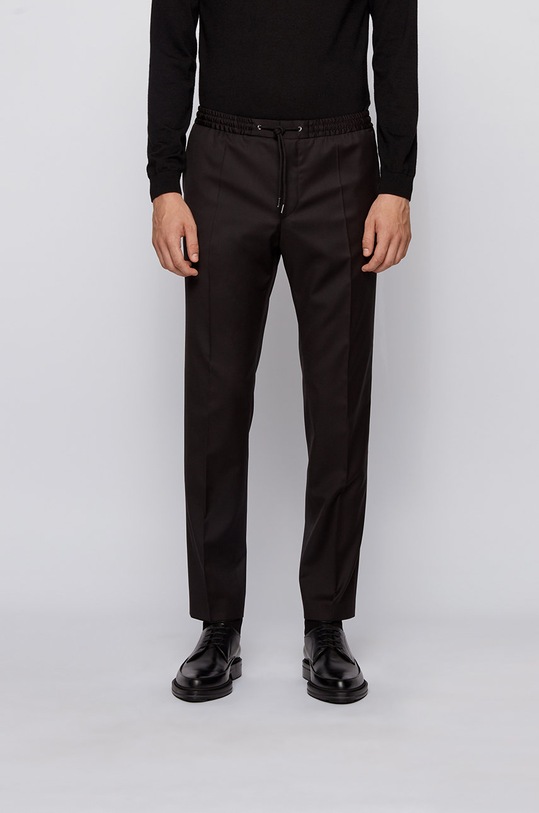 BOSS pantaloni potrivit negru 50403896.NOS