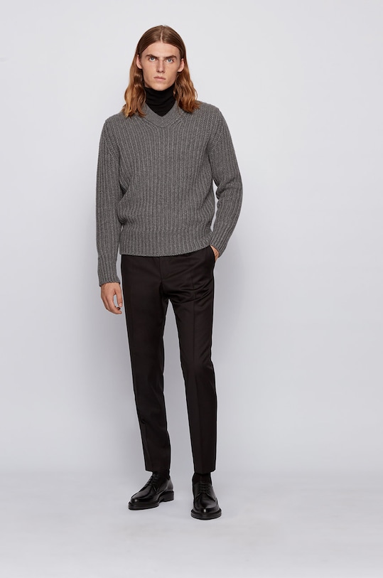 BOSS pantaloni 50403896.NOS negru AA00