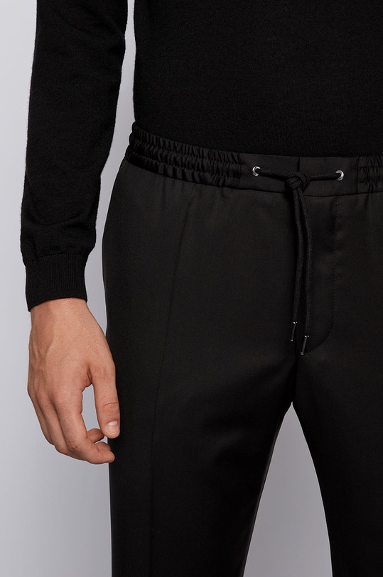 BOSS pantaloni negru 50403896.NOS