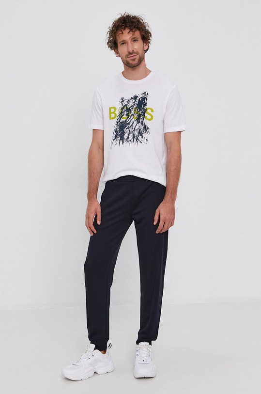 Hlače Emporio Armani 8N1PS9.1JRIZ mornarsko plava AA00