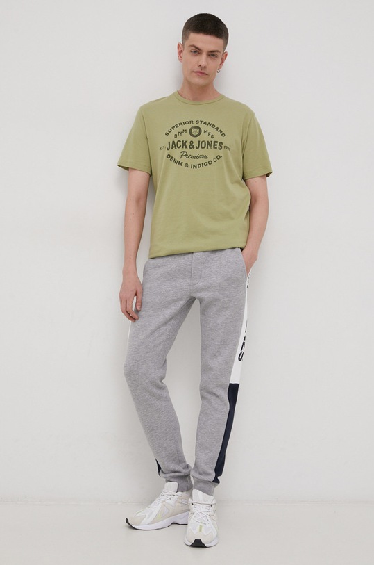 Kalhoty Jack & Jones 12197199.LightGreyM šedá AA00