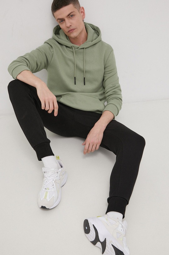 Jack & Jones Spodnie drobny wzór czarny 12197199.Black