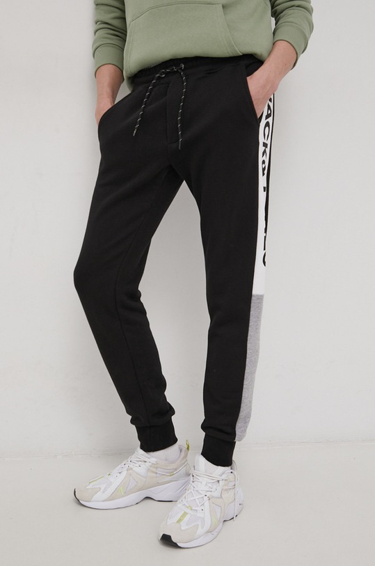 Jack & Jones Spodnie 12197199.Black czarny AA00