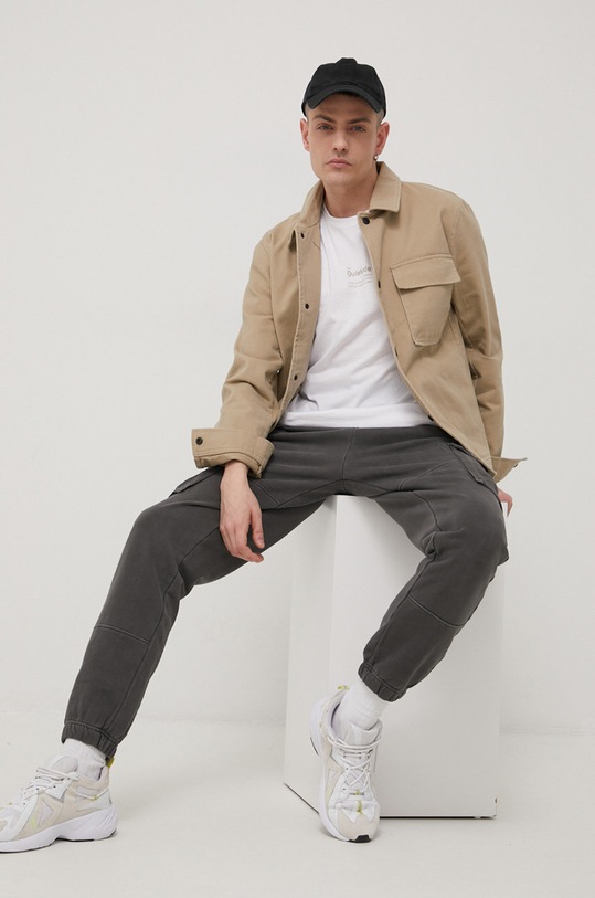 Only & Sons spodnie bawełniane bawełna czarny 22021435.Black