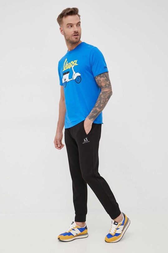 Bavlnené tepláky Armani Exchange 8NZPSC.ZJKRZ.NOS čierna AA00