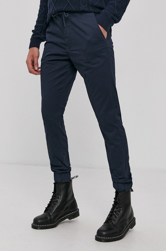 !SOLID pantaloni tessuto blu navy 21103814.791991