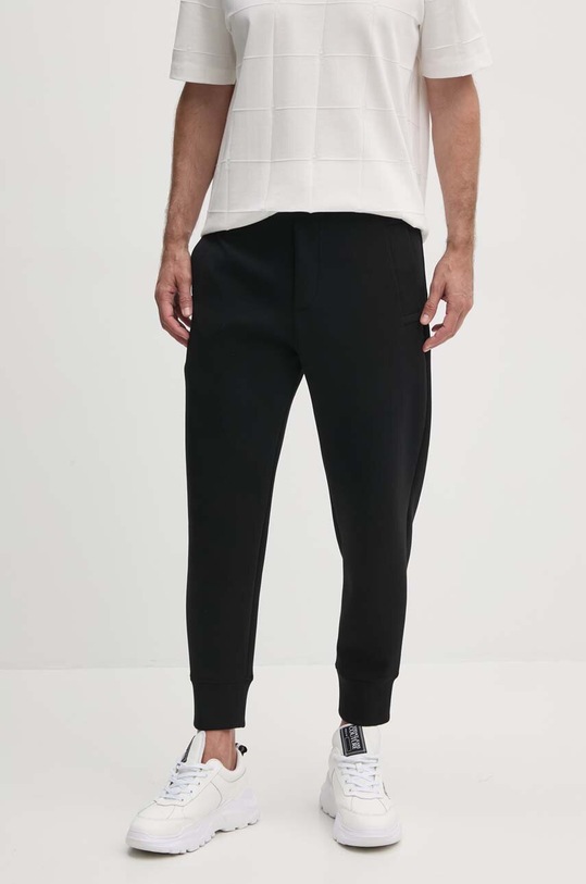 Nohavice Emporio Armani pletenina čierna 8N1P92.1JHSZ.NOS