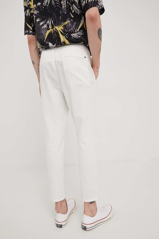 Odzież Only & Sons spodnie z domieszką lnu 22021823.BrightWhit biały