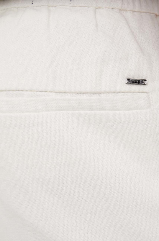 Only & Sons spodnie z domieszką lnu biały 22021823.BrightWhit