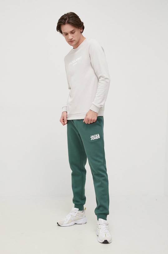 Jack & Jones spodnie 12178421.TrekkingGr zielony AA00