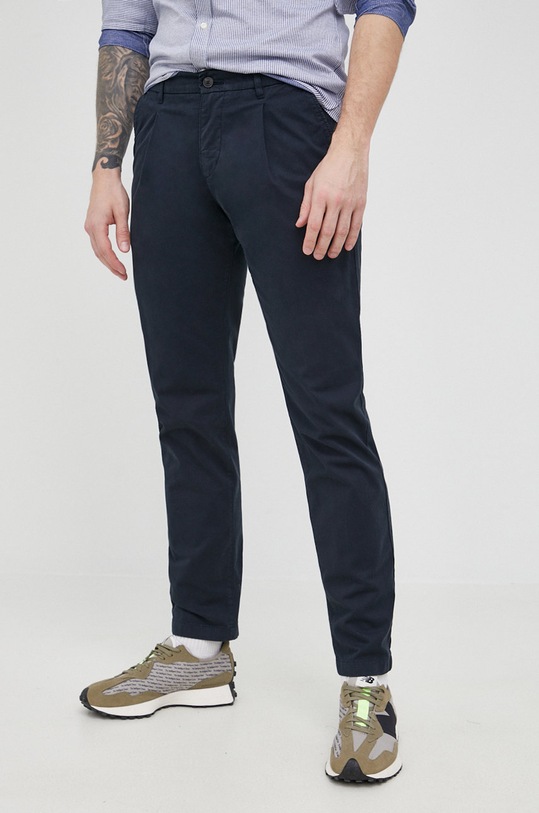 Marc O'Polo pantaloni drept bleumarin M21002910194