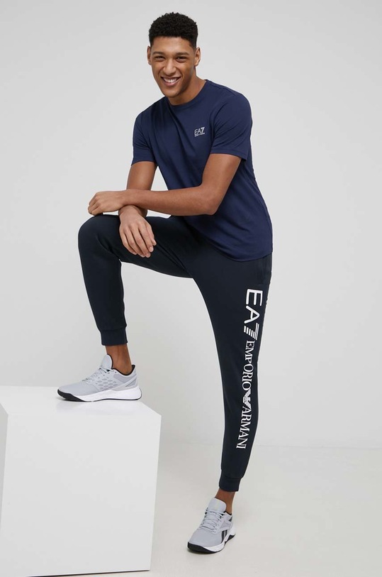 EA7 Emporio Armani pantaloni tricotaj bleumarin 8NPPB5.PJ07Z.NOS