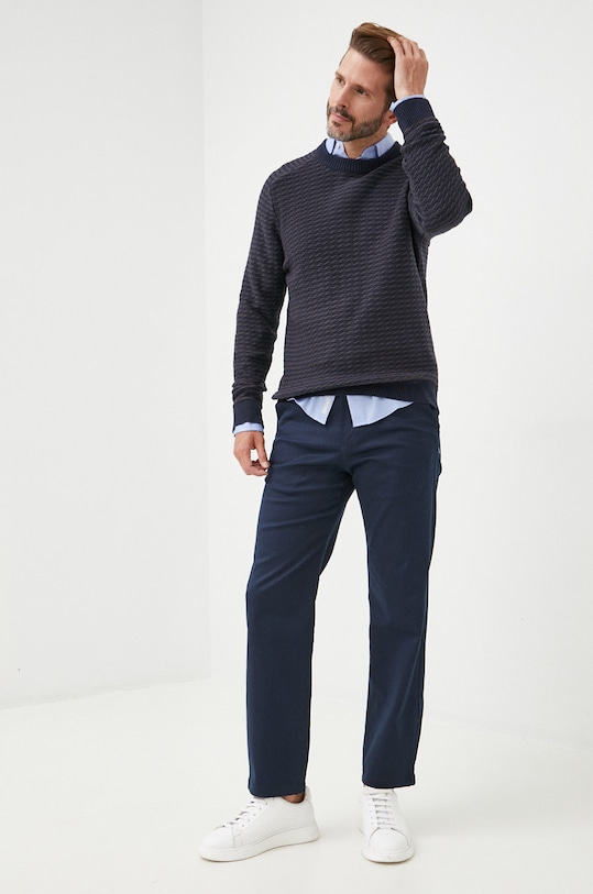 Selected Homme spodnie 16080159.DarkSapphi granatowy AA00