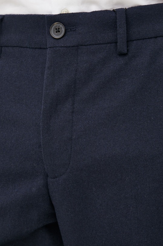 Selected Homme pantaloni din lana bleumarin 16085276.NavyBlazer