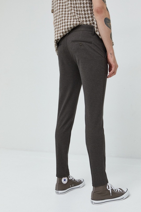 Odzież Only & Sons spodnie 22022911.SlateBlack brązowy