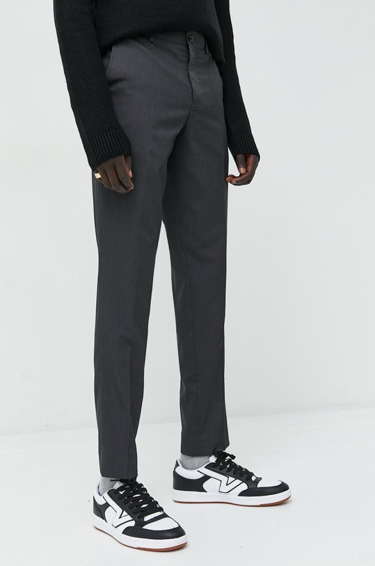 Штани Premium by Jack&Jones з еластаном сірий 12199893.DarkGreyMe