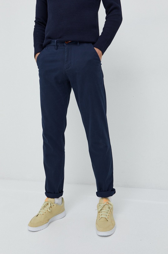 Hlače Jack & Jones Jpstollie Raven mornarsko modra 12210969.NavyBlazer
