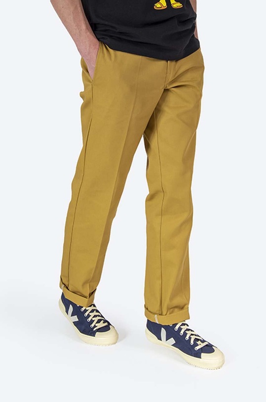 Dickies trousers Work Pant fabric yellow DK0WP873B84