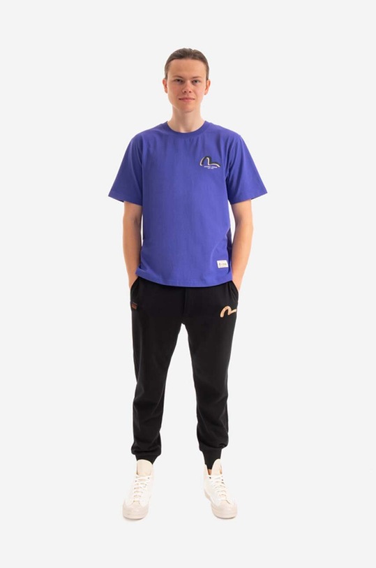 Evisu cotton joggers 2ESHTM2SP302XXCT black AA00