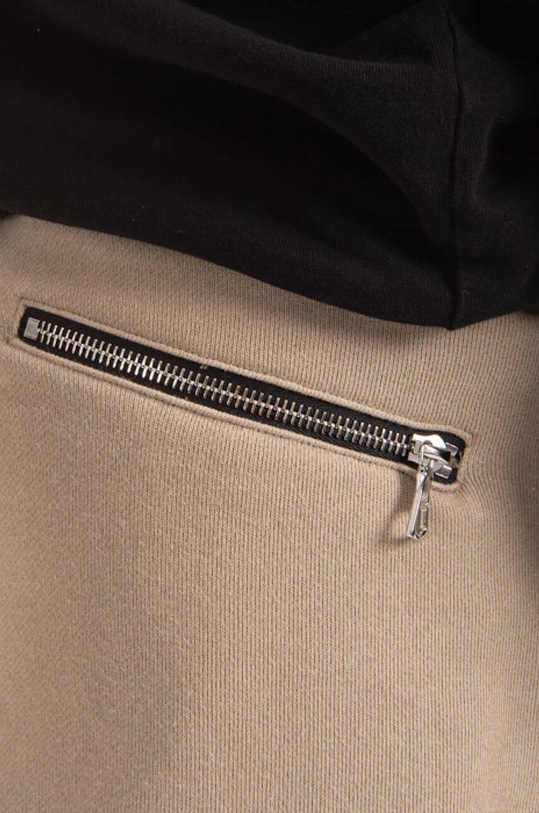 John Elliott spodnie dresowe bawełniane Escobar Sweatpanst C100B00921B beżowy AA00