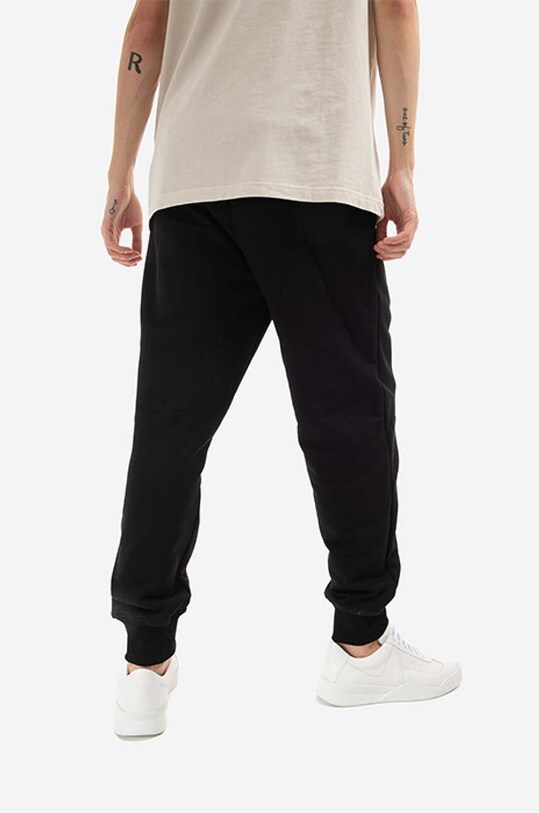 A-COLD-WALL* pantaloni de trening din bumbac Essential Logo ACWMB096 negru AA00