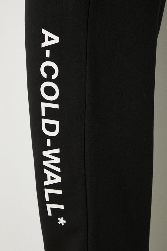 A-COLD-WALL* pantaloni da jogging in cotone Essential Logo ACWMB096 nero