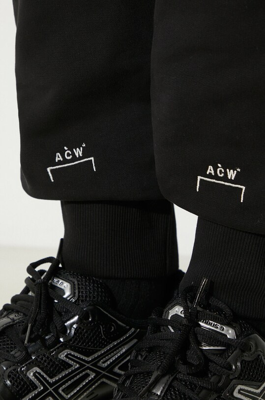 A-COLD-WALL* spodnie dresowe bawełniane Essential Sweatpants ACWMB147. czarny