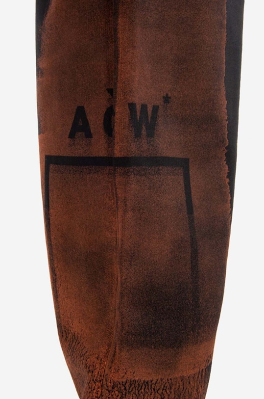 A-COLD-WALL* spodnie dresowe bawełniane Collage ACWMB097. czarny