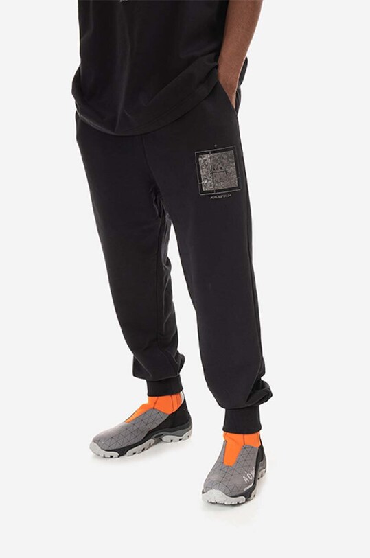 A-COLD-WALL* cotton joggers Foil Grid Sweatpants