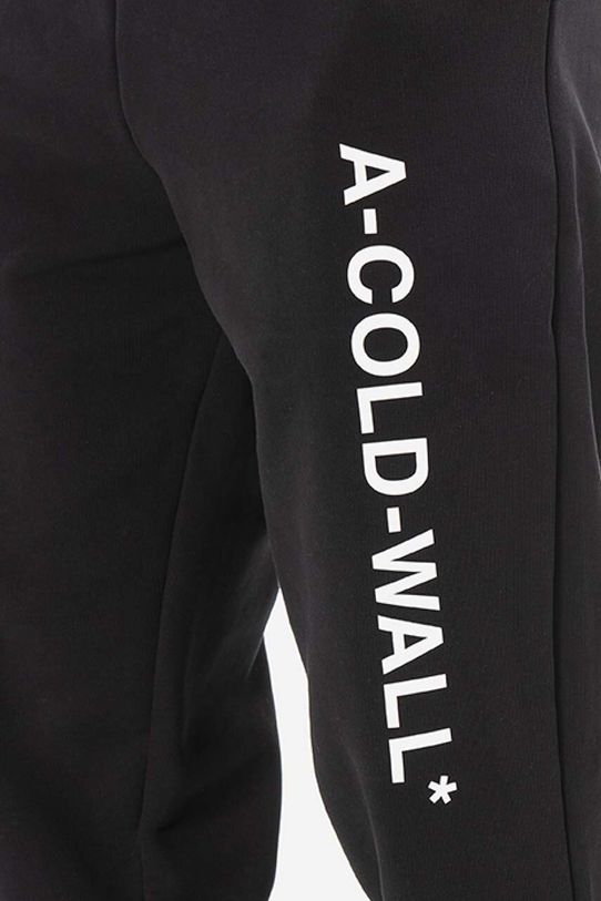 Pamučni donji dio trenirke A-COLD-WALL* Essential Logo Sweatpants crna ACWMB148.