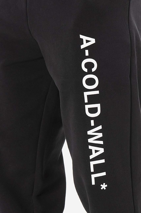 Bavlněné tepláky A-COLD-WALL* Essential Logo Sweatpants černá ACWMB148.